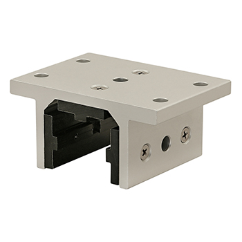 40 Series 3 Slot Mount - Double Flange Short Standard Linear Bearing with Brake Holes (40-6525)