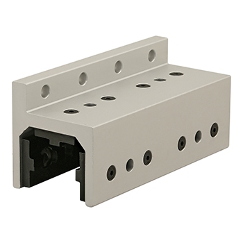 40 Series 3 Slot Mount - Single Flange Long High-Cycle Linear Bearing with Brake Holes (40-6531)