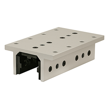 40 Series 3 Slot Mount - Double Flange Long High-Cycle Linear Bearing with Brake Holes (40-6536)