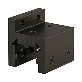 40 Series 3 Slot Mount - Single Flange Short High-Cycle Linear Bearing (40-6830-Black)