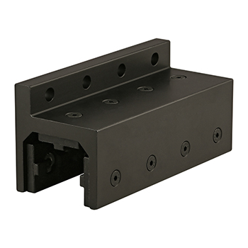 40 Series 3 Slot Mount - Single Flange Long High-Cycle Linear Bearing (40-6831-Black)