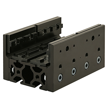 40 Series Long - Single Mount Unibearing Assembly (40-6874-Black)