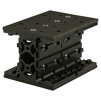 40 Series Long - Double Mount Unibearing Assembly (40-6883-Black)