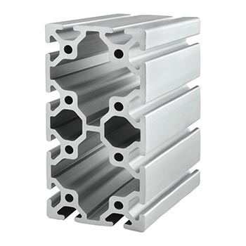 80mm X 160mm T-Slotted Profile - Twelve Open T-Slots (40-8016)