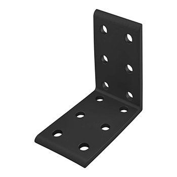 10 Series 12 Hole - Tall Inside Corner Bracket (4014-Black)