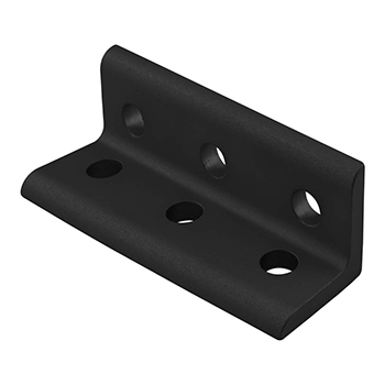 10 Series 6 Hole - Wide 3x3 Inside Corner Bracket (4015-Black)