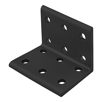 10 Series 12 Hole - Wide Inside Corner Bracket (4016-Black)