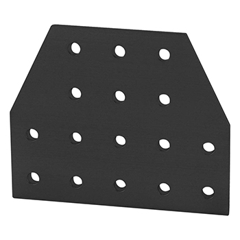 10 Series 16 Hole - Tee Flat Plate (4022-Black)