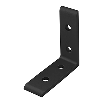 10 Series 4 Hole - Tall Lite Inside Corner Bracket (4101-Black)