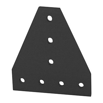 10 Series 7 Hole - Tee Flat Plate (4112-Black)