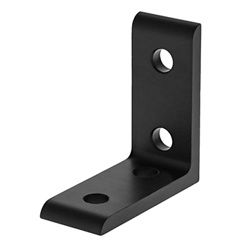 10 Series 4 Hole - Tall Inside Corner Bracket (4115-Black)