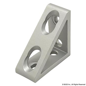 10 Series 4 Hole - Tall Gusseted Inside Corner Bracket (4136)