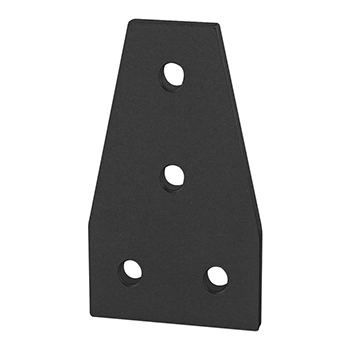 10 Series 4 Hole - Tee Flat Plate (4141-Black)