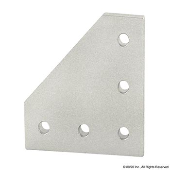 10 Series 5 Hole - 90 Degree Angled Flat Plate (4151)