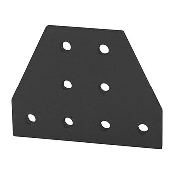 10 Series 8 Hole - Tee Flat Plate (4155-Black)