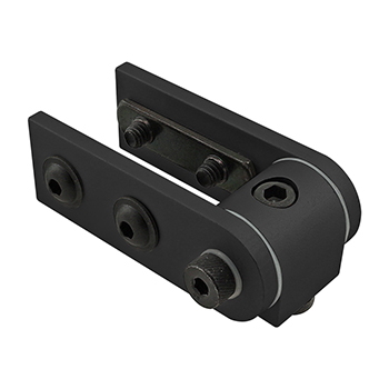 10 Series Standard 90 Degree Dynamic Pivot Assembly with Dual Straight Arms (4183-Black)