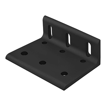 15 Series 9 Hole - Wide Slotted Inside Corner Bracket (4281-Black)