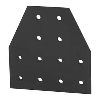 15 Series 12 Hole - Tee Flat Plate (4325-Black)