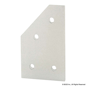 15 Series 4 Hole - 45 Degree Angled Flat Plate (4346)