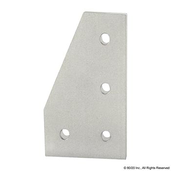 15 Series & Ready Tube 4 Hole - 90 Degree Angled Flat Plate (4350)