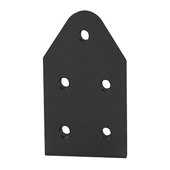 15 Series 5 Hole - Triangular Pivot Plate (4371-Black)