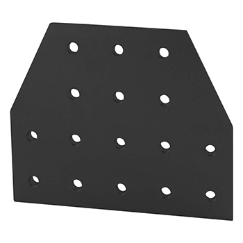 15 Series 16 Hole - Tee Flat Plate (4422-Black)