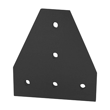 45 Series 5 Hole - Tee Flat Plate (45-4340-Black)