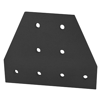 45 Series 8 Hole - Tee Flat Plate (45-4355-Black)