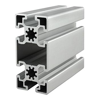 45mm X 90mm T-Slotted Profile - Six Open T-Slots (45-4590)