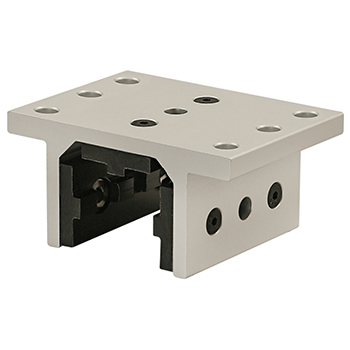 45 Series 3 Slot Mount - Double Flange Short High-Cycle Linear Bearing with Brake Holes (45-6525)