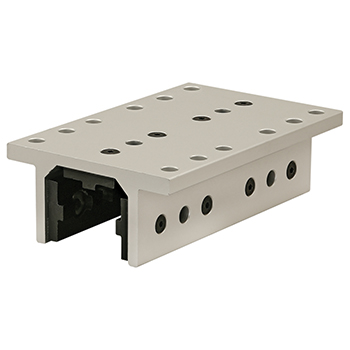 45 Series 3 Slot Mount - Double Flange Long High-Cycle Linear Bearing with Brake Holes (45-6526)