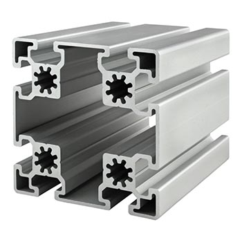 90mm X 90mm T-Slotted Profile - Eight Open T-Slots (45-9090)