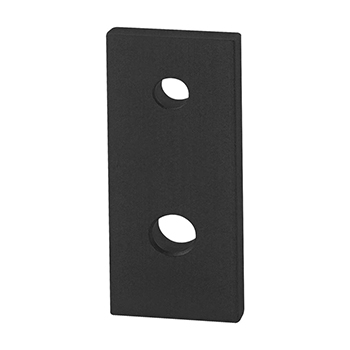 10 to 15 Series 2 Hole - Straight Transition Flat Plate (4510-Black)