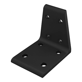 10 to 15 Series 8 Hole - Center Transition Inside Corner Bracket (4513-Black)