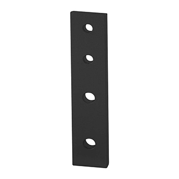 10 to 15 Series 4 Hole - Straight Transition Flat Plate (4514-Black)