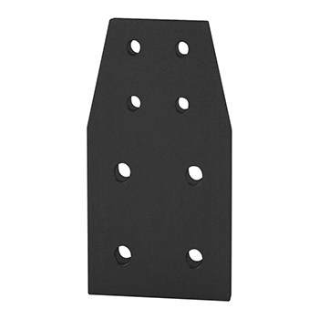 10 to 15 Series 8 Hole - Rectangular Transition Flat Plate (4518-Black)