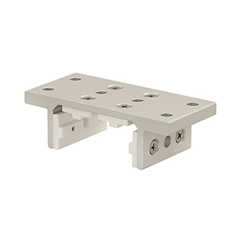 10 Series 4 Slot Mount - Double Flange Short Standard Linear Bearing with Brake Holes (6423)