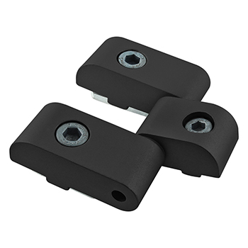 25 to 40 Series Standard Captive Lift-Off Hinge Assembly (65-2103-Black)