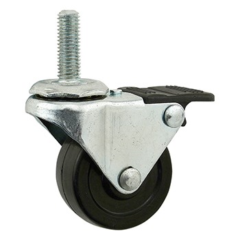 Threaded Stem Swivel Caster: M10 x 30mm (65-2341)