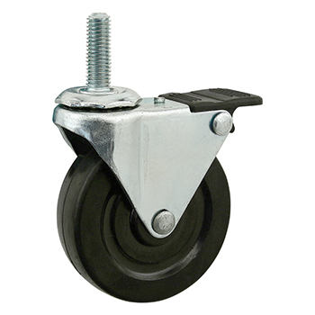 Threaded Stem Swivel Caster: M10 x 30mm (65-2342)