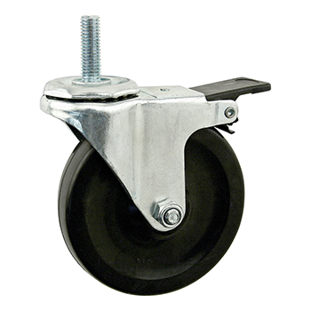 Threaded Stem Swivel Caster: M10 x 30mm (65-2343)