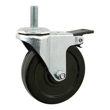 Threaded Stem Swivel Caster: M12 x 30mm (65-2345)