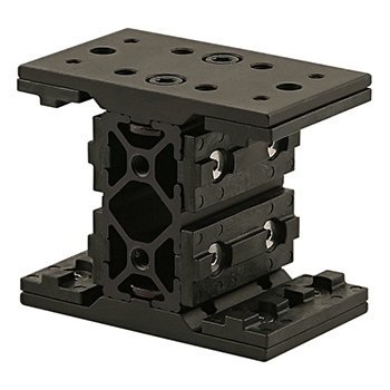 10 Series Short - Double Mount Unibearing Assembly (6735-Black)