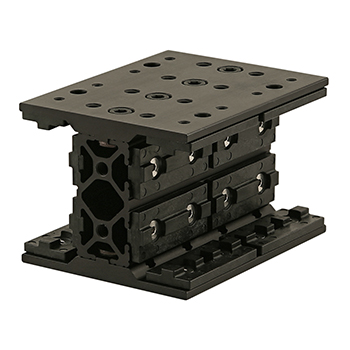 10 Series Long - Double Mount Unibearing Assembly (6737-Black)