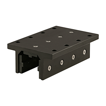 15 Series 3 Slot Mount - Double Flange Long Standard Linear Bearing (6826-Black)