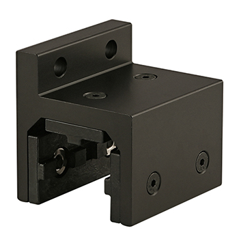 15 Series 3 Slot Mount - Single Flange Short High-Cycle Linear Bearing (6830-Black)