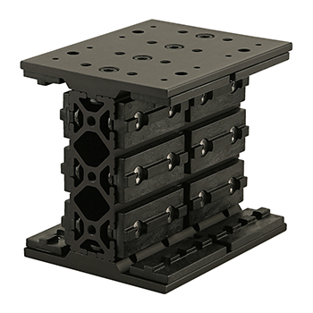 15 Series Long - Double Mount Unibearing Assembly (6884-Black)