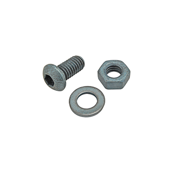 Bolt Assembly: M6 x 12.00mm Blue BHSCS with Washer and Hex Nut - Blue Zinc (75-3466)