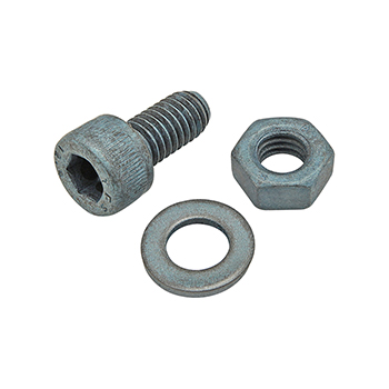 Bolt Assembly: M6 x 12.00mm Blue SHCS with Washer and Hex Nut - Blue Zinc (75-3469)