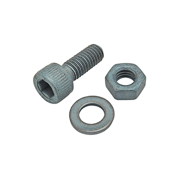 Bolt Assembly: M6 x 16.00mm Blue SHCS with Washer and Hex Nut - Blue Zinc (75-3470)